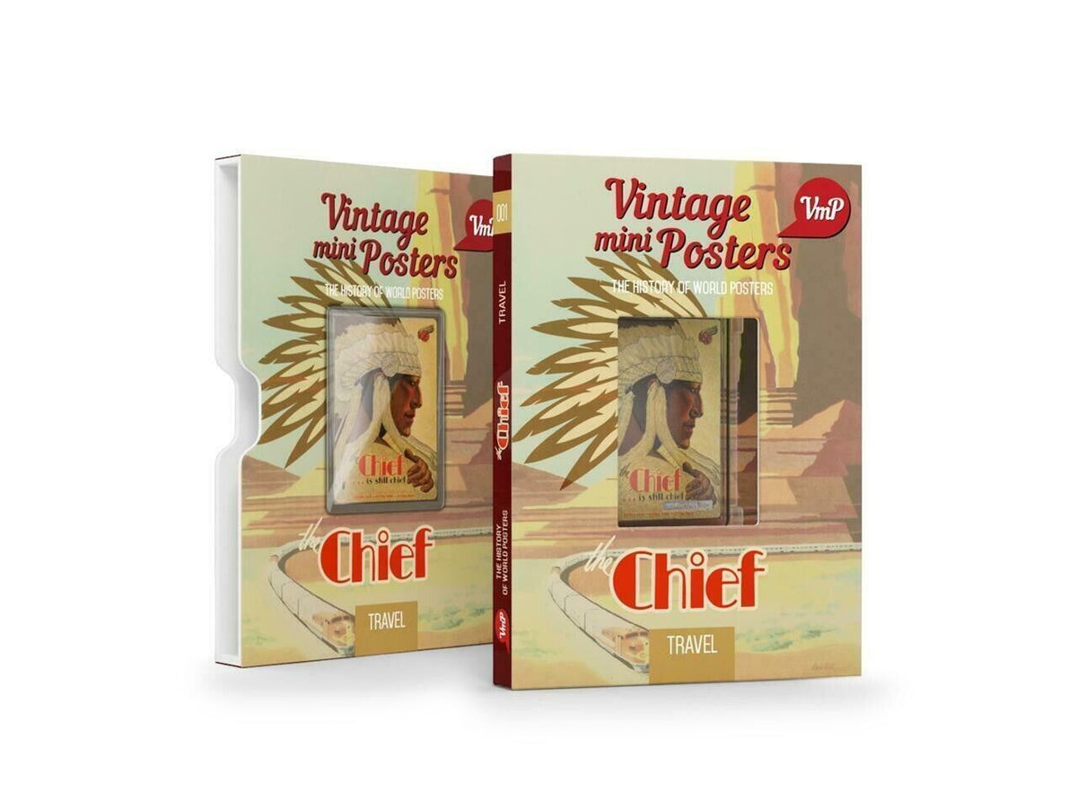 1/2 Oz Silver Coin 2015 Niue $1 Vintage Mini Posters The Chief only 1000 Made-classypw.com-6