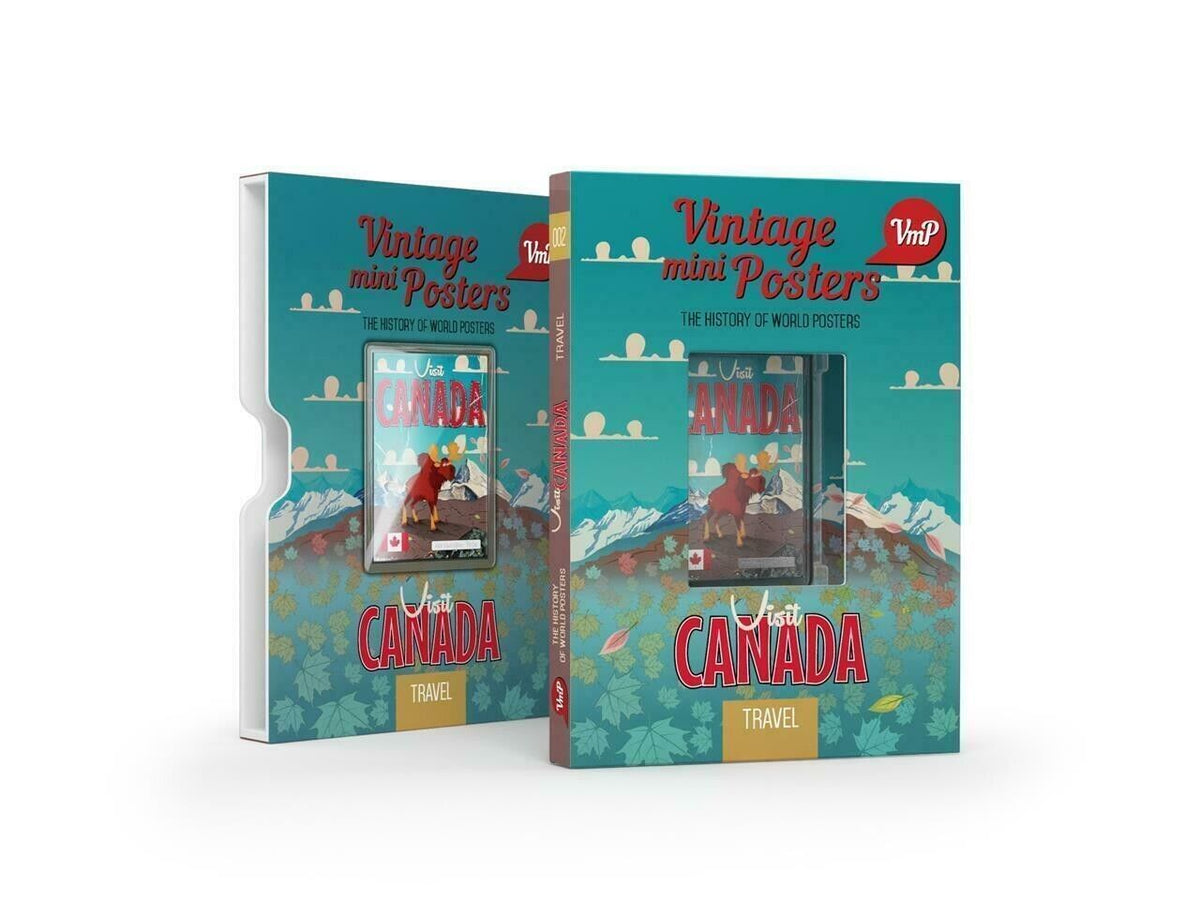 1/2 Oz Silver Coin 2015 Niue $1 Vintage Mini Posters Visit Canada only 1000 Made-classypw.com-5