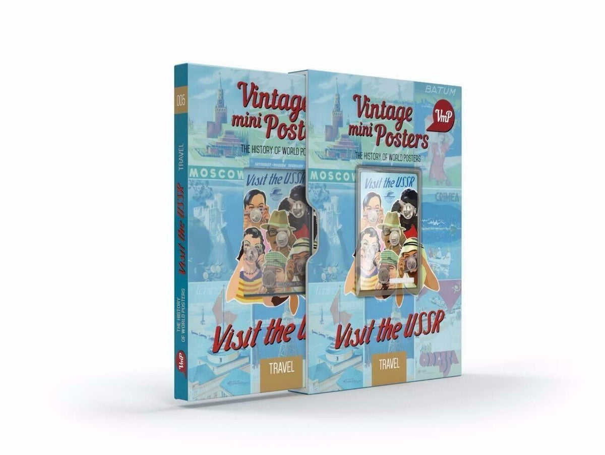 1/2 Oz Silver Coin 2015 Niue $1 Vintage Mini Posters Visit The USSR 1000 Made-classypw.com-5