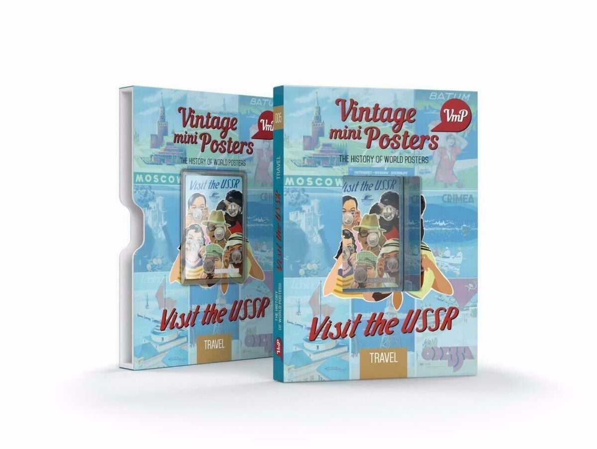 1/2 Oz Silver Coin 2015 Niue $1 Vintage Mini Posters Visit The USSR 1000 Made-classypw.com-6