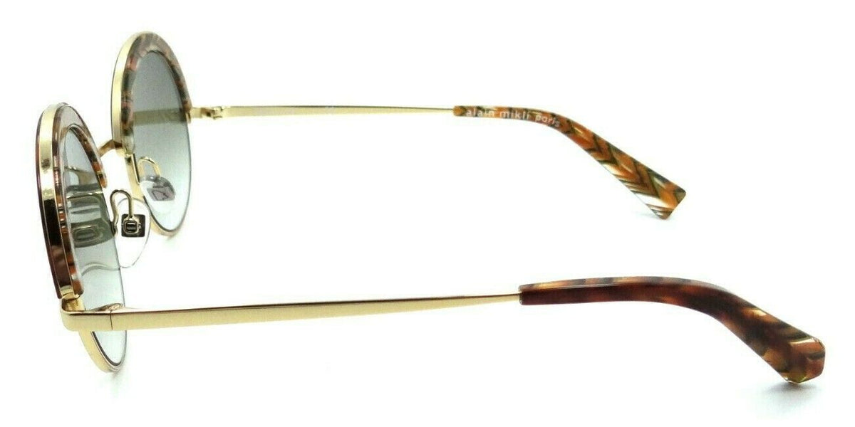 Alain Mikli Sunglasses A04003N 002/8E 46-25-135 Shiny Gold / Dark Green Gradient-8053672692297-classypw.com-3