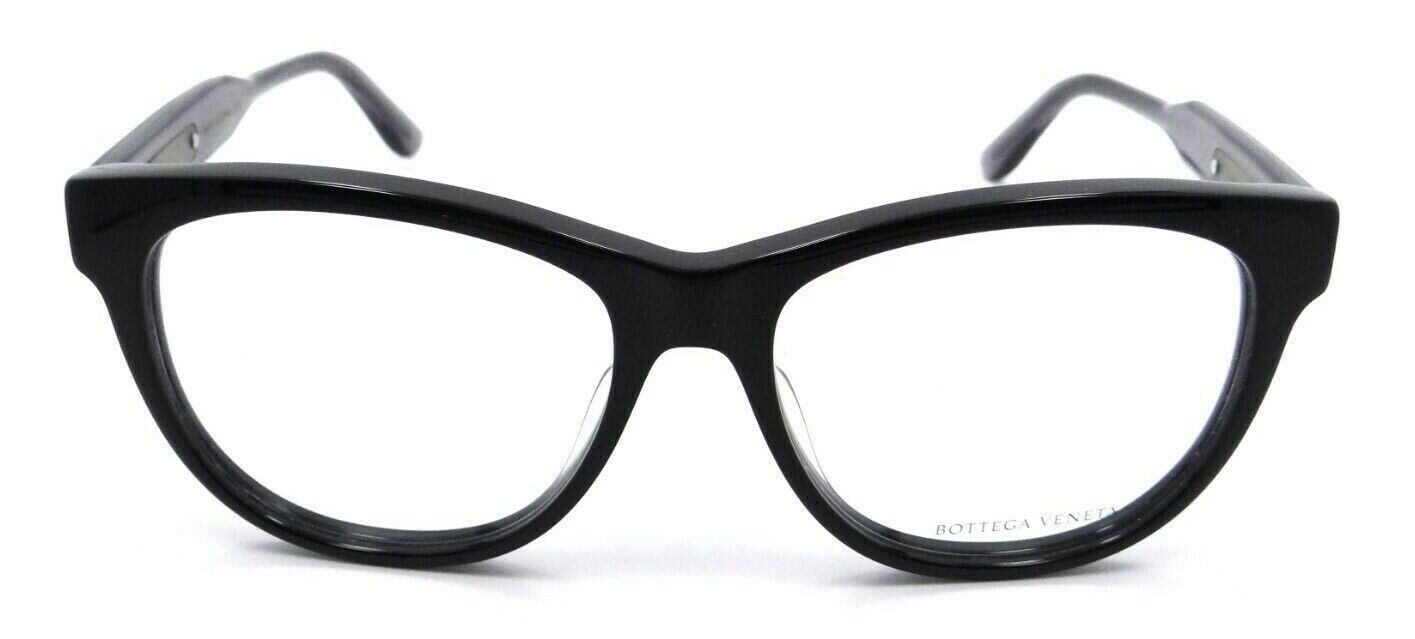 Bottega Veneta Eyeglasses Frames BV0004O 001 54-16-140 Shiny Black / Grey Japan-889652004686-classypw.com-2