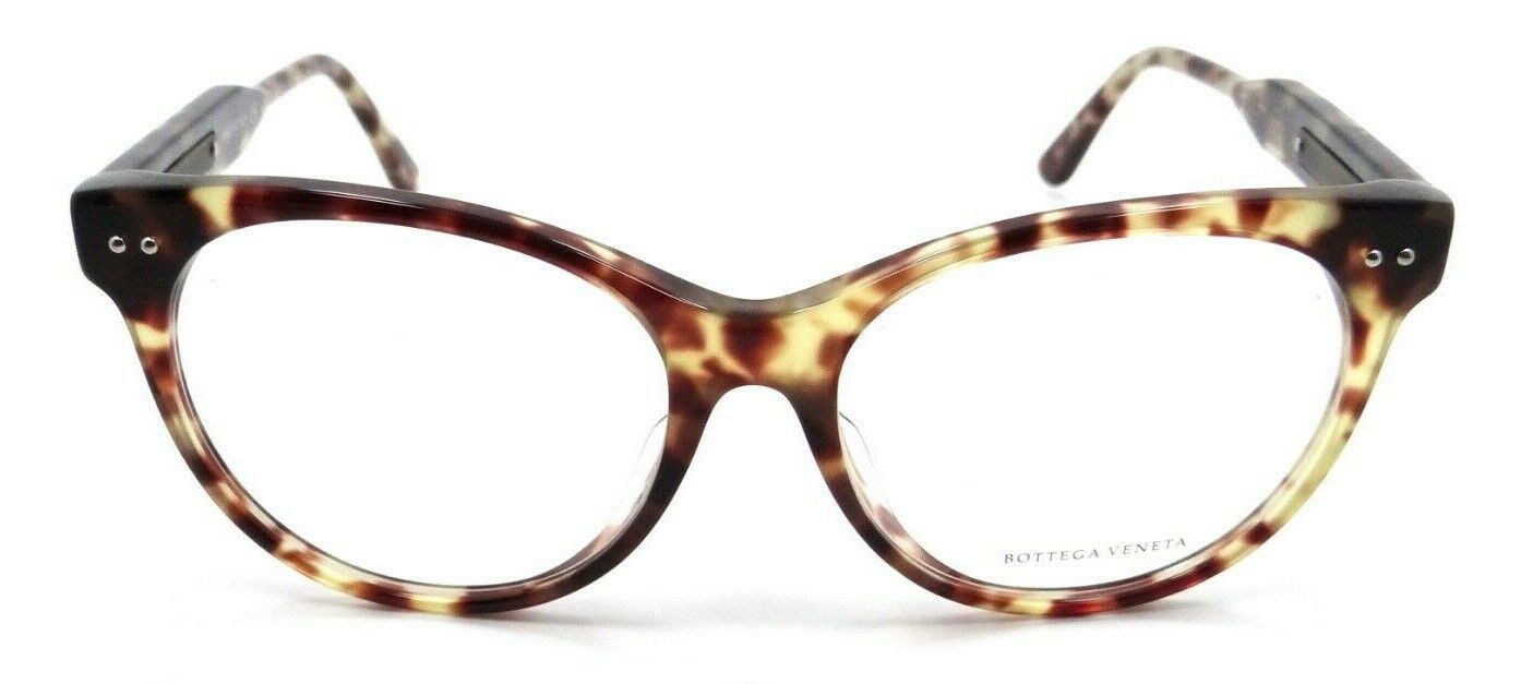 Bottega Veneta Eyeglasses Frames BV0016OA 005 52-16-145 Havana Italy Asian Fit-889652014197-classypw.com-2
