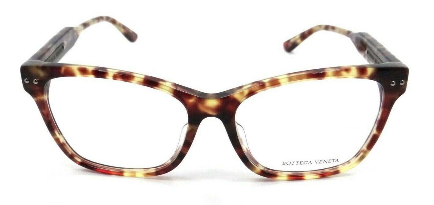 Bottega Veneta Eyeglasses Frames BV0016OA 005 53-15-145 Havana Italy Asian Fit-889652014159-classypw.com-2
