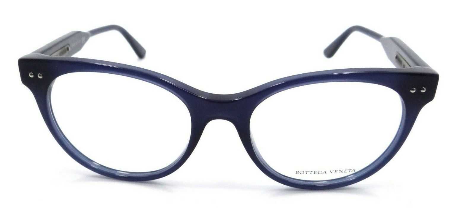 Bottega Veneta Eyeglasses Frames BV0017O 004 52-18-145 Blue Made in Italy-889652006109-classypw.com-2