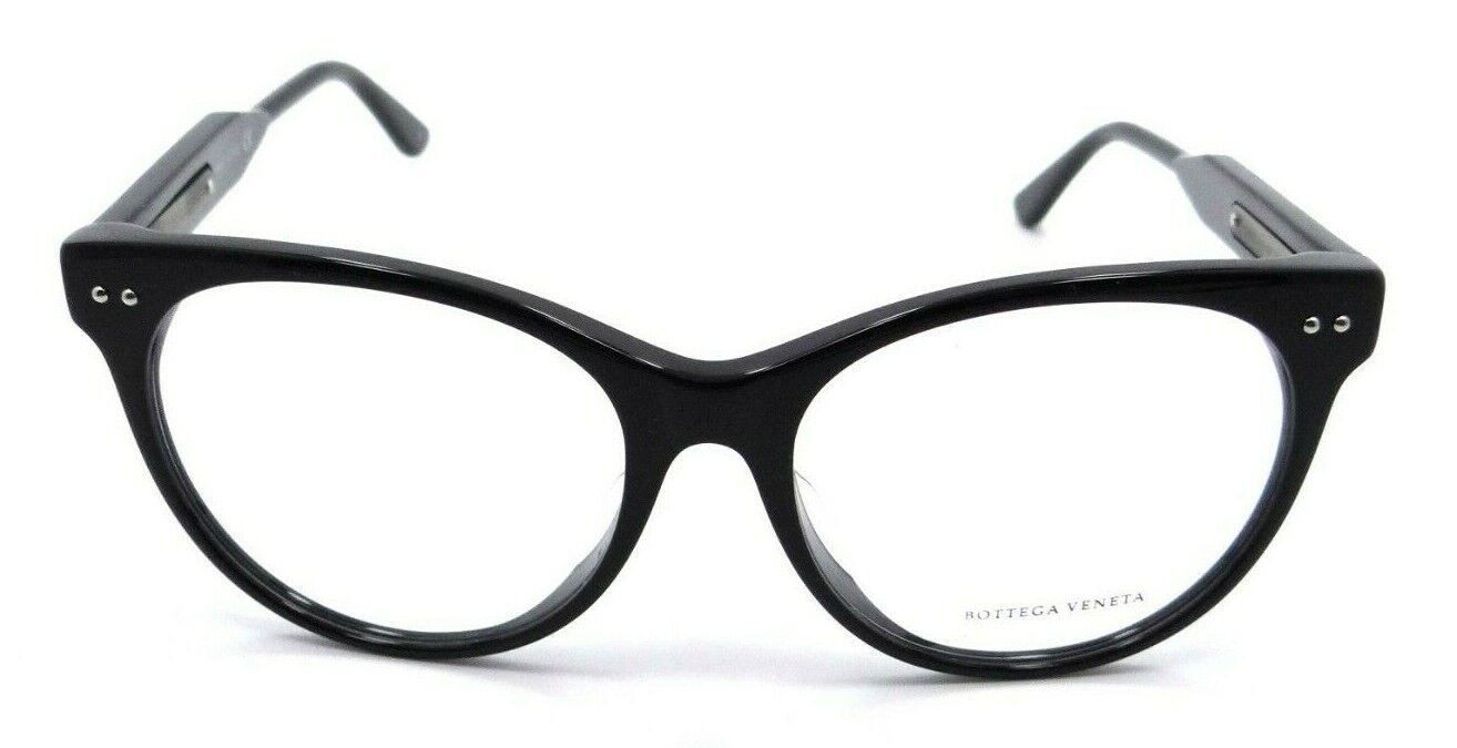 Bottega Veneta Eyeglasses Frames BV0017OA 001 52-16-145 Black Italy Asian Fit-889652006116-classypw.com-2