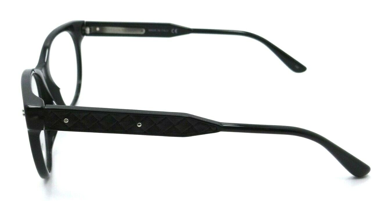 Bottega Veneta Eyeglasses Frames BV0017OA 001 52-16-145 Black Italy Asian Fit-889652006116-classypw.com-3