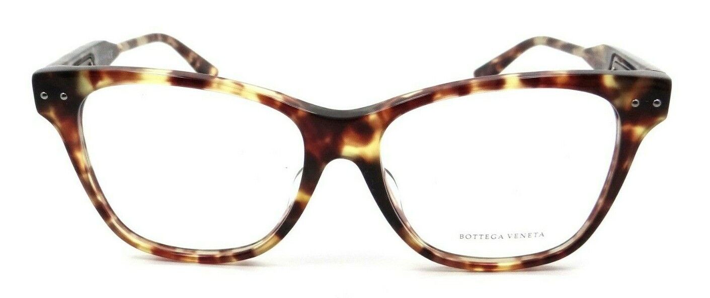 Bottega Veneta Eyeglasses Frames BV0036OA 003 53-16-145 Havana Italy Asian Fit