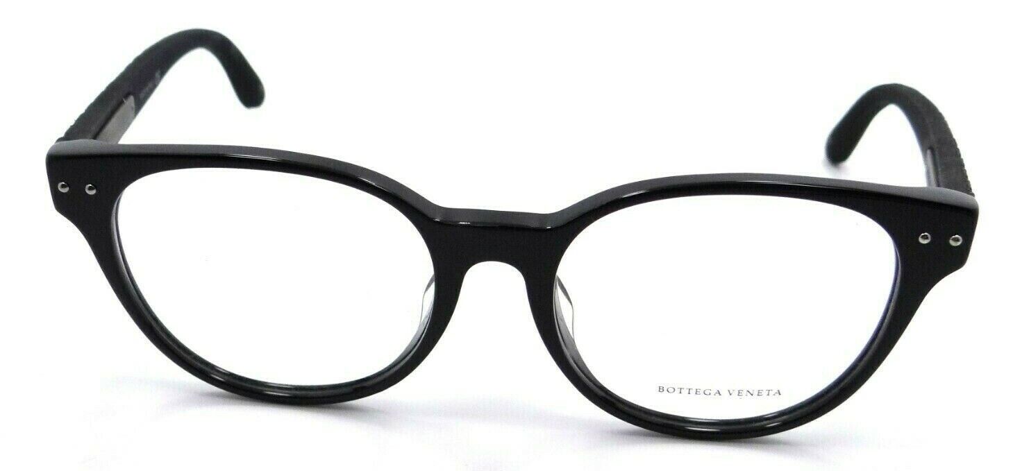 Bottega Veneta Eyeglasses Frames BV0046OA 001 52-18-145 Black Italy Asian Fit-889652013909-classypw.com-2