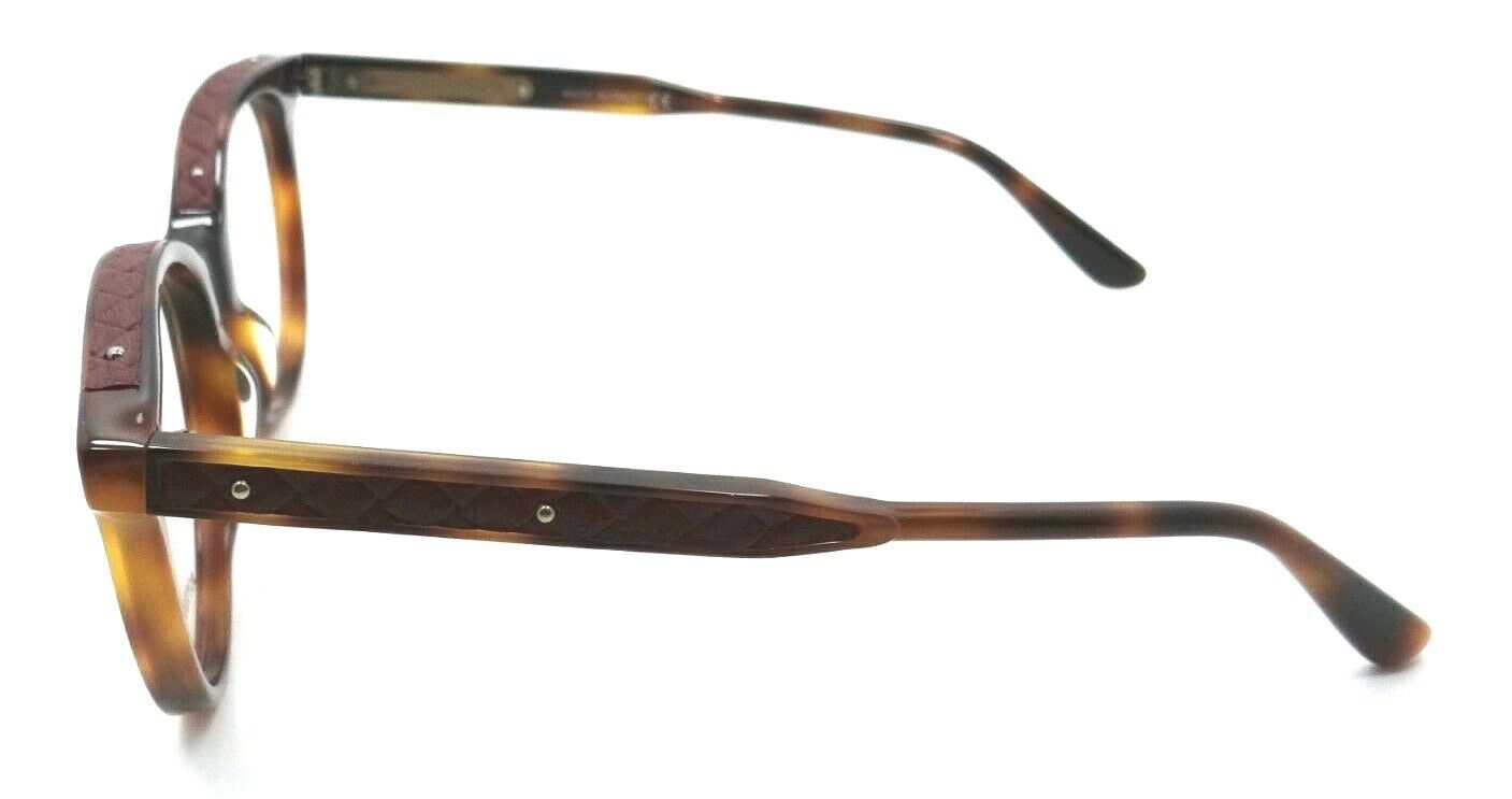 Bottega Veneta Eyeglasses Frames BV0069OA 002 54-17-145 Havana / Red Asian Fit-889652036359-classypw.com-3