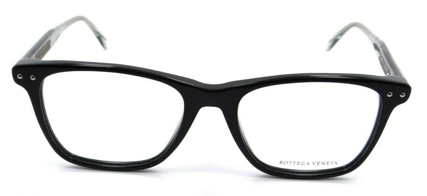 Bottega Veneta Eyeglasses Frames BV0099O 004 51-18-145 Black / Silver Italy-889652055534-classypw.com-2