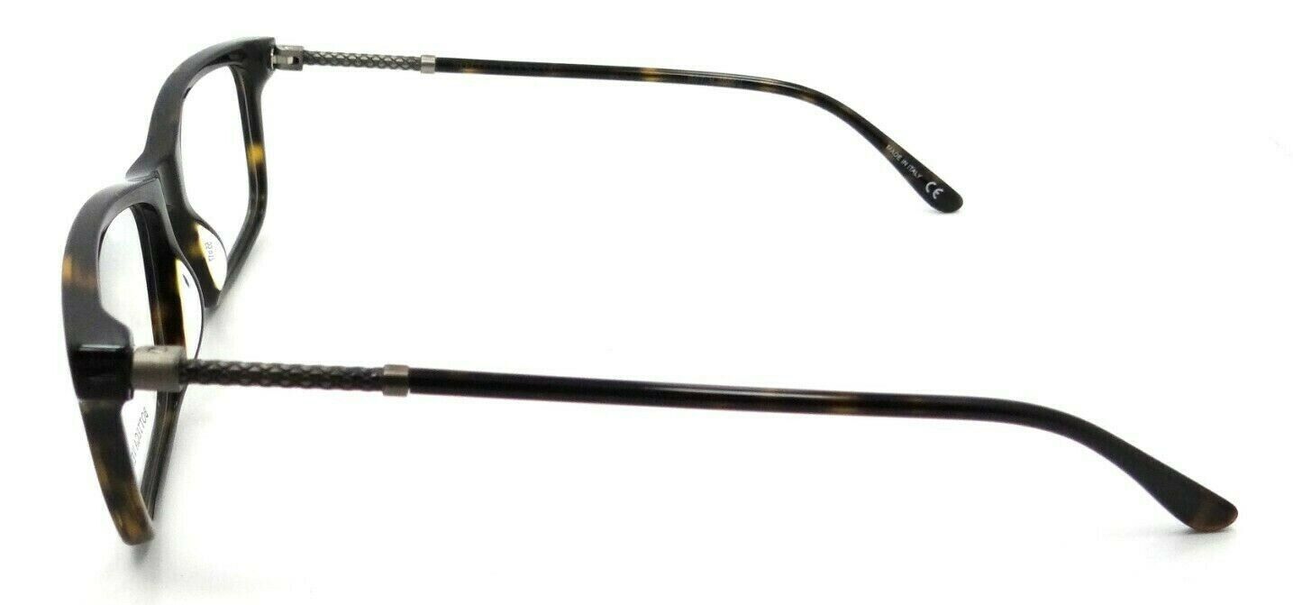 Bottega Veneta Eyeglasses Frames BV0135O 006 55-17-145 Havana / Silver Italy-889652086262-classypw.com-3