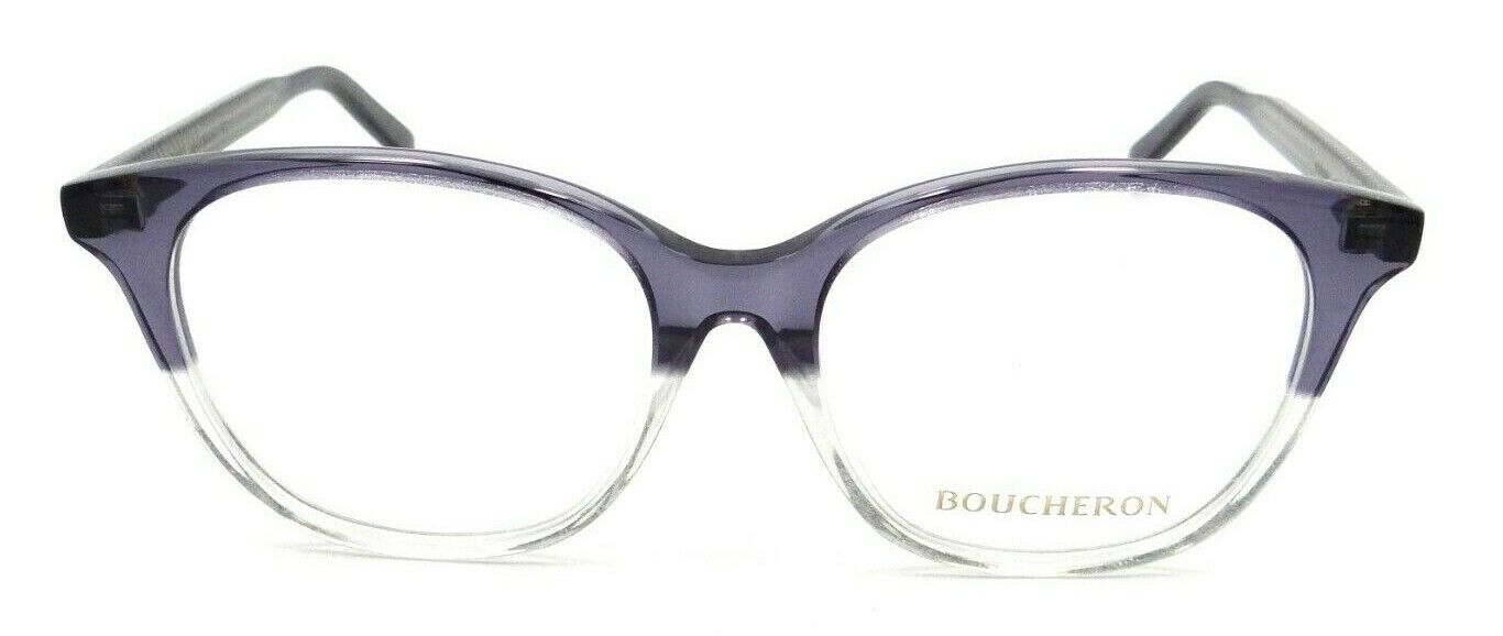 Boucheron Eyeglasses Frames BC0010OA 006 52-16-140 Gray / Clear Asian Fit