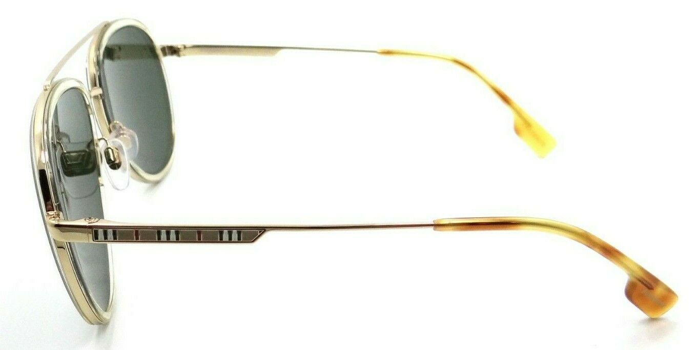 Burberry Sunglasses BE 3125 1017/71 59-15-145 Oliver Gold / Green Made in Italy-8056597426350-classypw.com-3