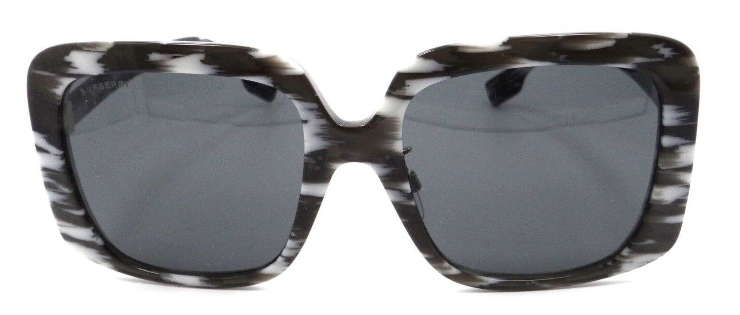 Burberry Sunglasses BE 4363F 3978/87 55-19-140 Penelope White - Black /Dark Grey
