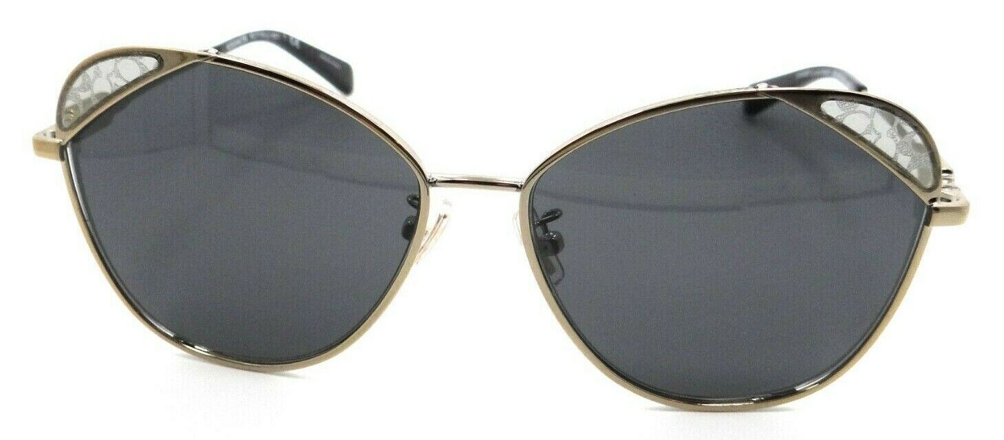 Coach Sunglasses HC 7119 934687 59-16-140 L1167 Light Gold / Grey