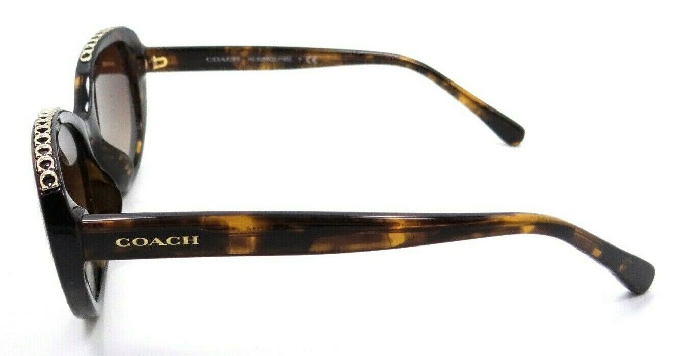 Coach Sunglasses HC 8296U 512074 56-16-140 L1150 Dark Havana / Brown Gradient-725125156455-classypw.com-3