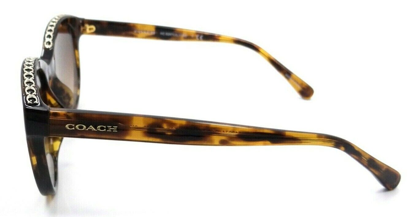 Coach Sunglasses HC 8297U 512074 52-19-140 L1149 Dark Tortoise / Brown Gradient-725125156400-classypw.com-3