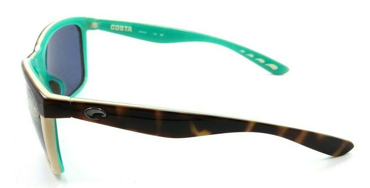 Costa Del Mar Sunglasses Anaa Shiny Retro Tortoise - Cream - Mint / Gray 580P-097963547123-classypw.com-3