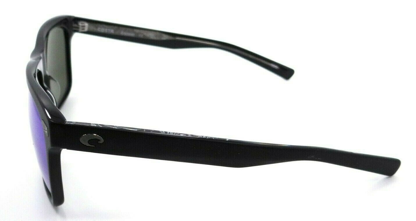 Costa Del Mar Sunglasses Aransas ARA 11 Matte Black / Blue Mirror 580G Glass