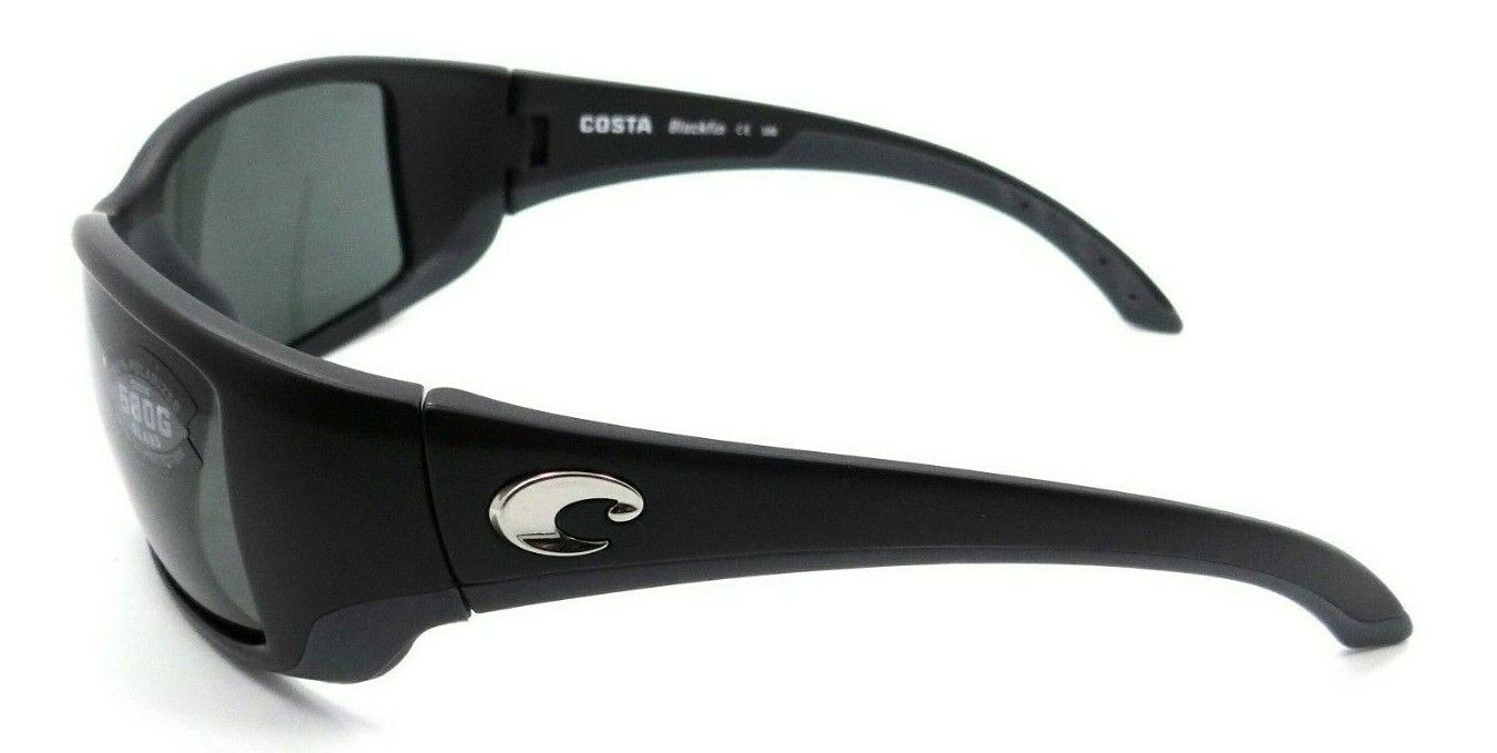 Costa Del Mar Sunglasses Blackfin 62-17-115 Matte Black / Gray 580G Glass-097963454322-classypw.com-3