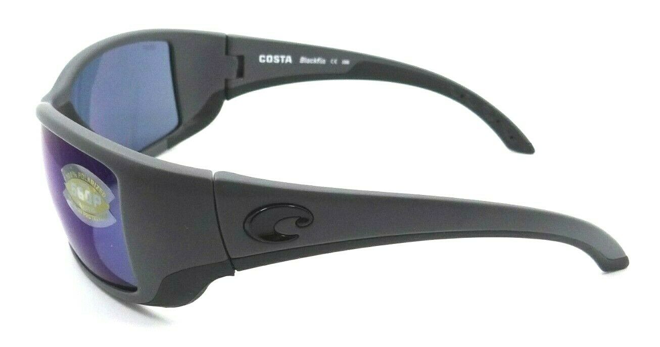 Costa Del Mar Sunglasses Blackfin 62-17-115 Matte Gray / Blue Mirror 580P-097963554145-classypw.com-3