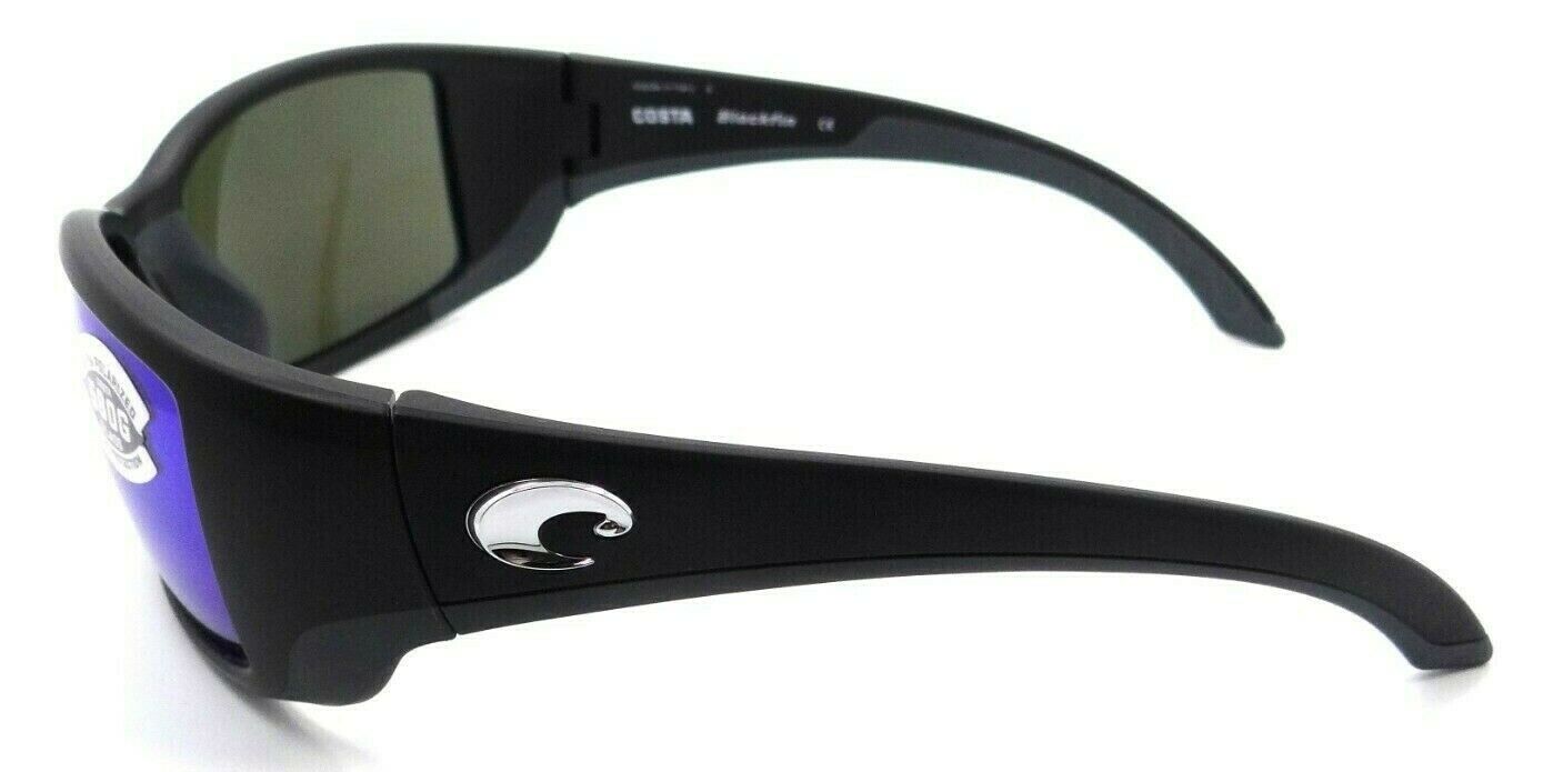 Costa Del Mar Sunglasses Blackfin 62-17-120 Matte Black / Blue Mirror 580G Glass-0097963454308-classypw.com-3