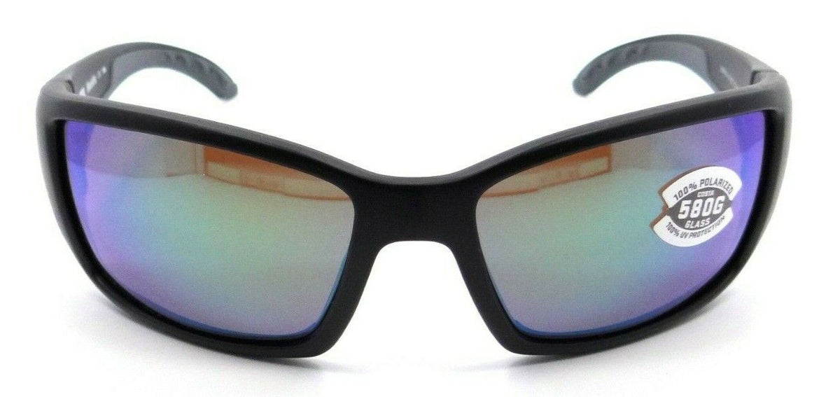 Costa Del Mar Sunglasses Blackfin 62-17-120 Matte Black/ Green Mirror 580G Glass-0097963454339-classypw.com-2