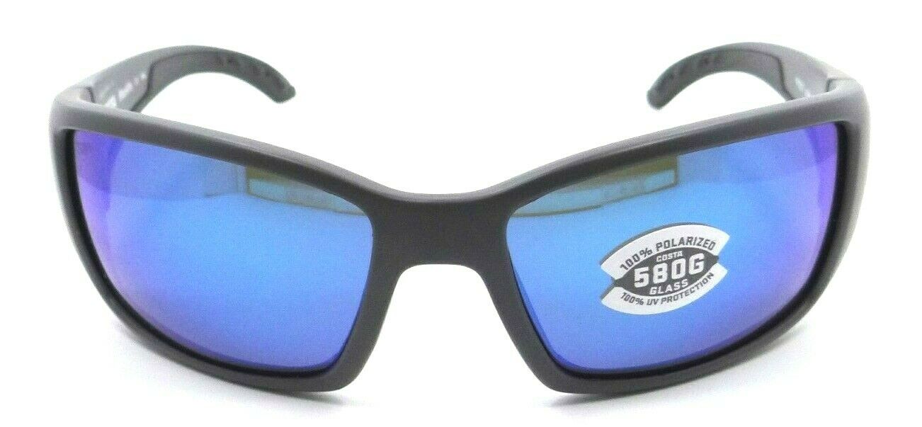 Costa Del Mar Sunglasses Blackfin 62-17-120 Matte Gray / Blue Mirror 580G Glass-0097963554190-classypw.com-2