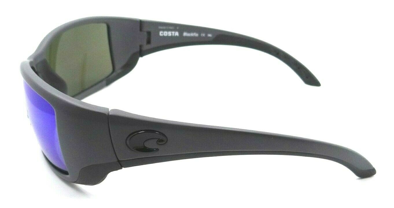 Costa Del Mar Sunglasses Blackfin 62-17-120 Matte Gray / Blue Mirror 580G Glass-0097963554190-classypw.com-3