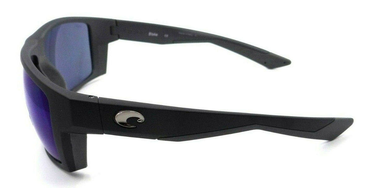 Costa Del Mar Sunglasses Bloke 61-14-124 Matte Black - Gray / Blue Mirror 580P-097963554251-classypw.com-3