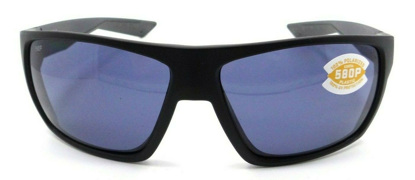 Costa Del Mar Sunglasses Bloke 61-14-124 Matte Black - Matte Gray / Gray 580P-097963554244-classypw.com-2