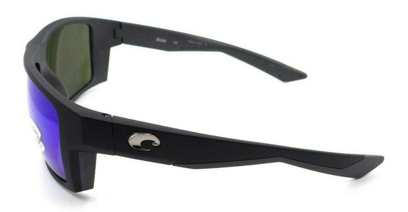 Costa Del Mar Sunglasses Bloke Matte Black - Matte Gray / Blue Mirror 580G-0097963554282-classypw.com-3