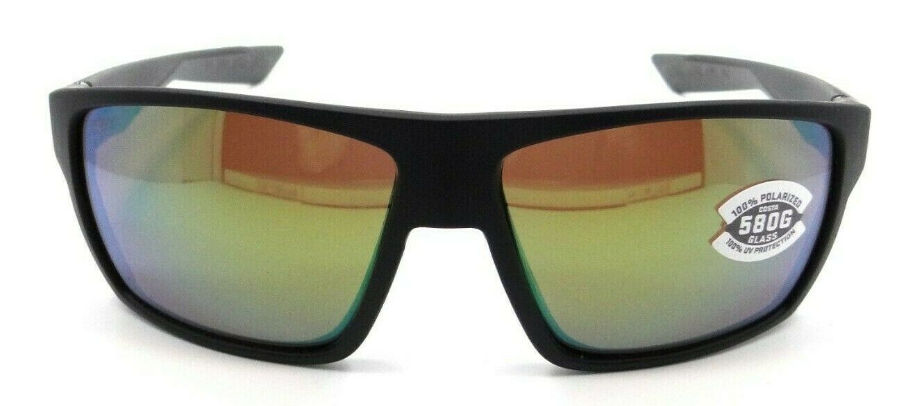 Costa Del Mar Sunglasses Bloke Matte Black - Matte Gray / Green Mirror 580G-097963554299-classypw.com-2
