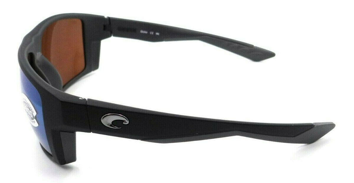 Costa Del Mar Sunglasses Bloke Matte Black - Matte Gray / Green Mirror 580G-097963554299-classypw.com-3
