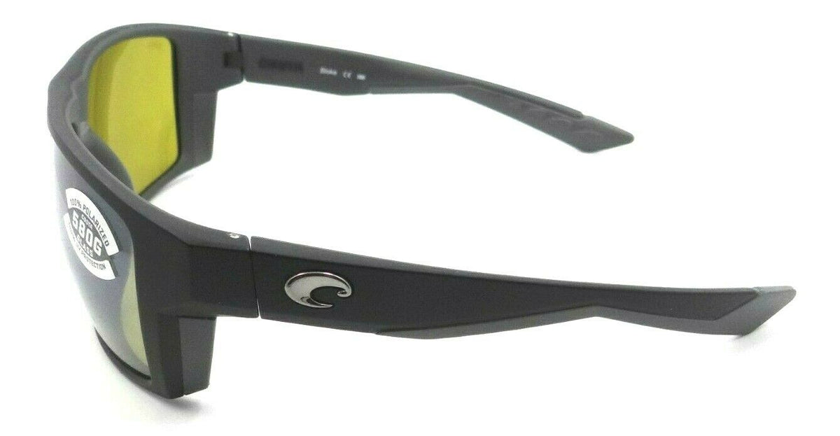 Costa Del Mar Sunglasses Bloke Matte Black Matte Gray/Sunrise Silver Mirror 580G-097963666688-classypw.com-3