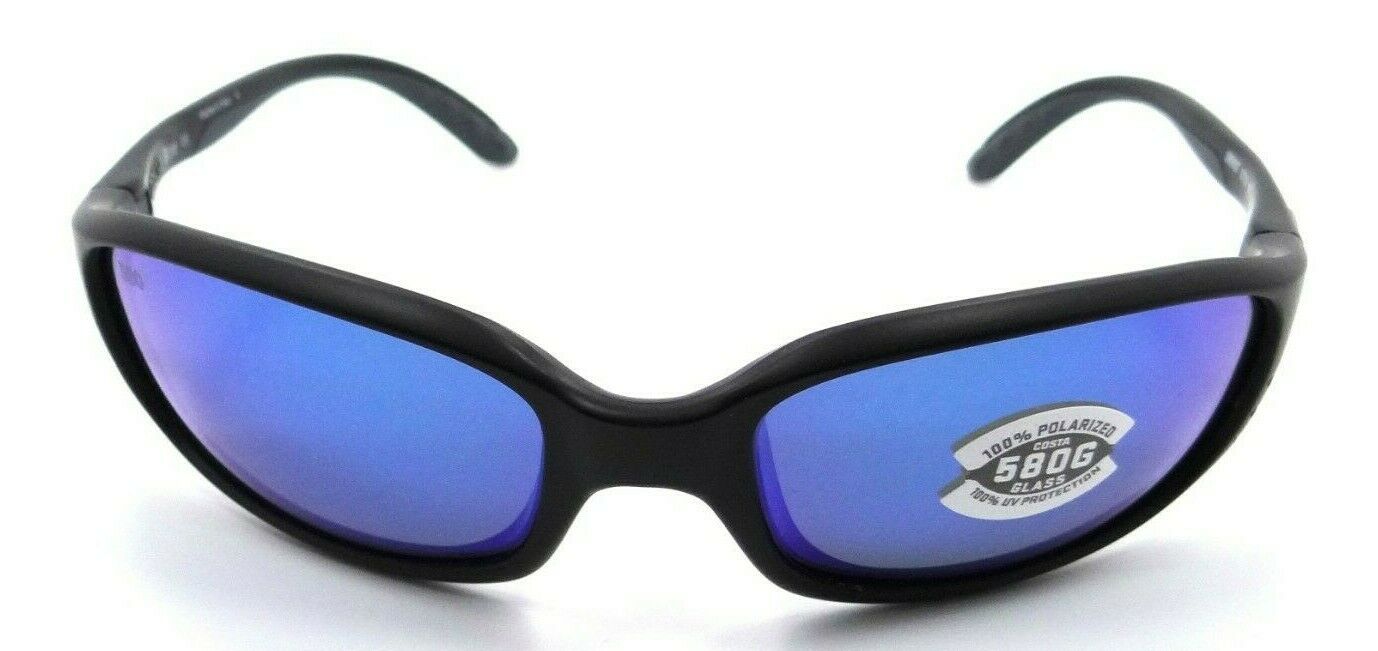Costa Del Mar Sunglasses Brine 59-18-130 Matte Black / Blue Mirror 580G Glass-0097963041232-classypw.com-2