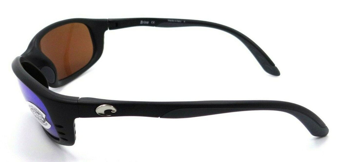 Costa Del Mar Sunglasses Brine 59-18-130 Matte Black / Green Mirror 580G Glass-0097963041676-classypw.com-3
