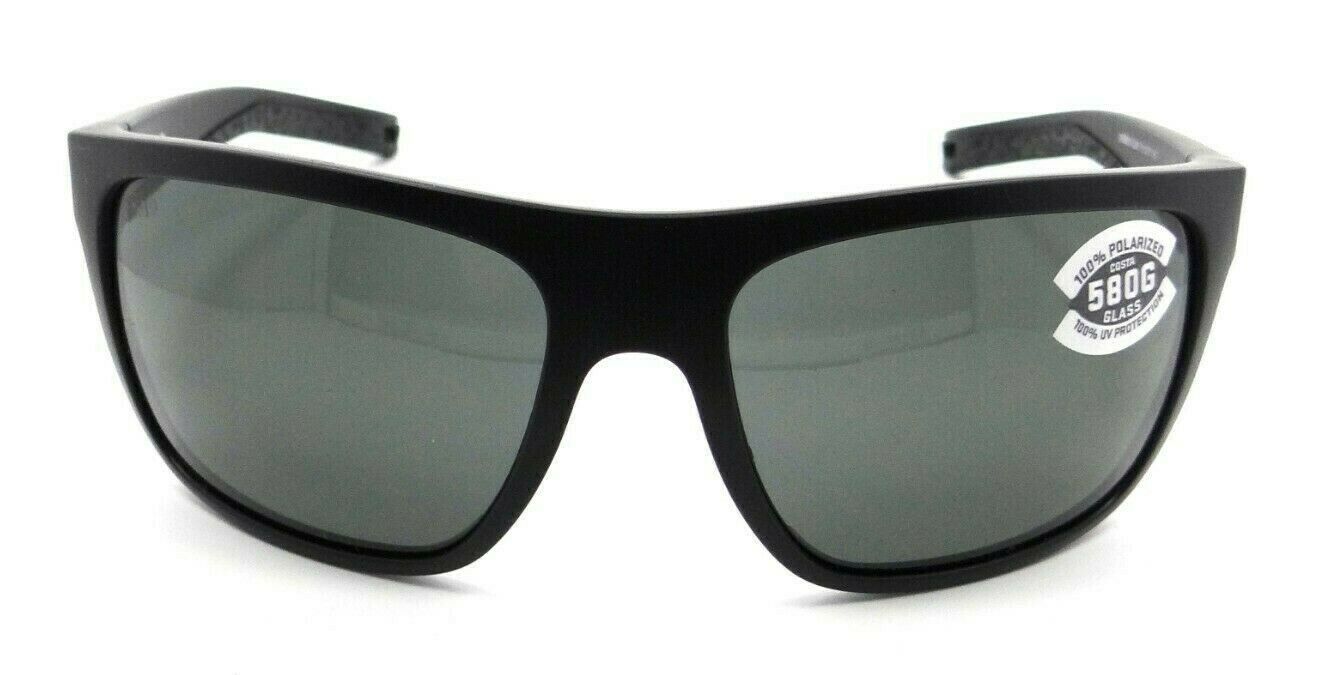 Costa Del Mar Sunglasses Broadbill 0S9021-2261 61-17-118 Matte Black / Gray 580G-097963818261-classypw.com-2