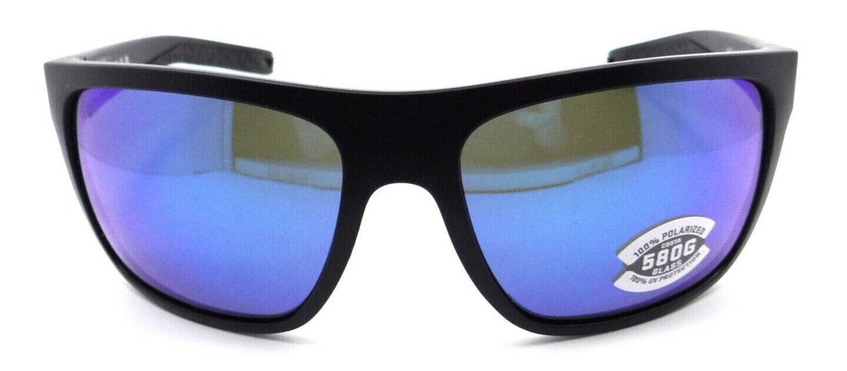 Costa Del Mar Sunglasses Broadbill 60-16-123 Matte Black / Blue Mirror 580G-0097963818247-classypw.com-2