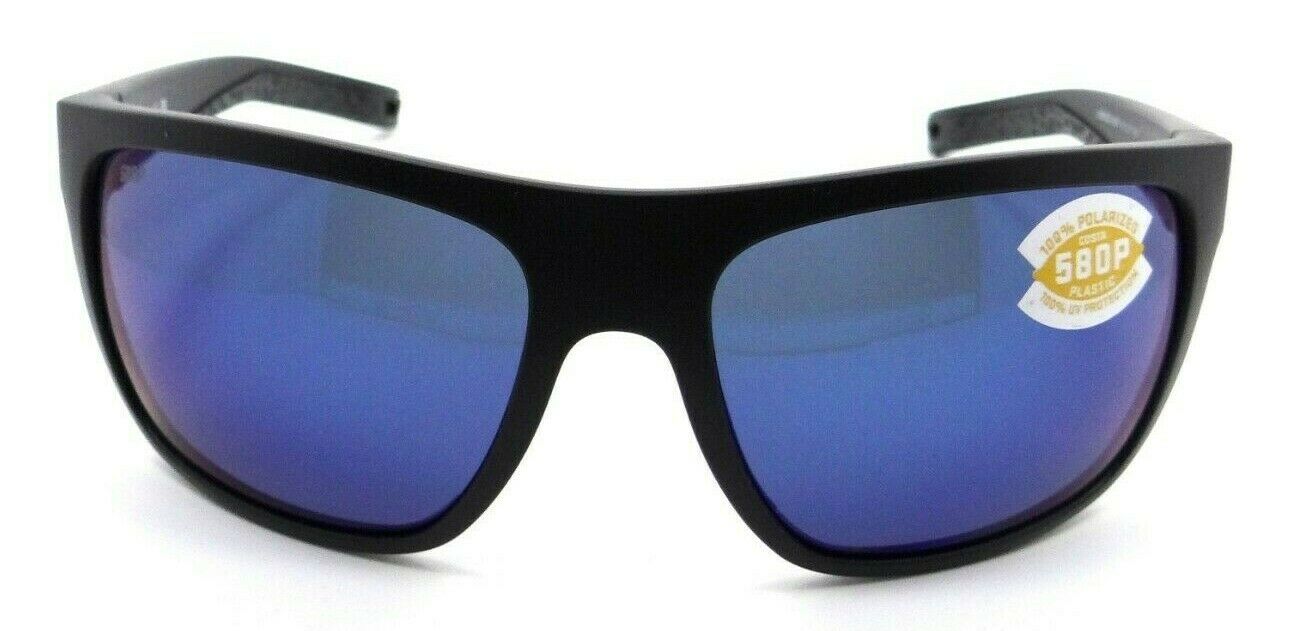Costa Del Mar Sunglasses Broadbill 61-17-118 Matte Black / Blue Mirror 580P-097963811774-classypw.com-2
