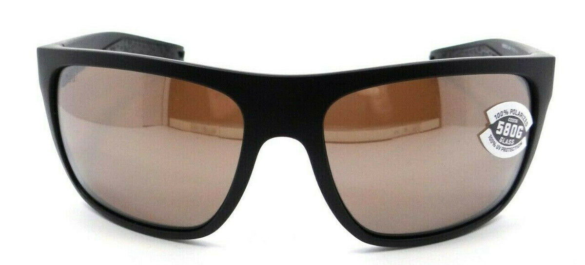 Costa Del Mar Sunglasses Broadbill 61-17-118 Matte Black / Silver Mirror 580G-097963818285-classypw.com-2