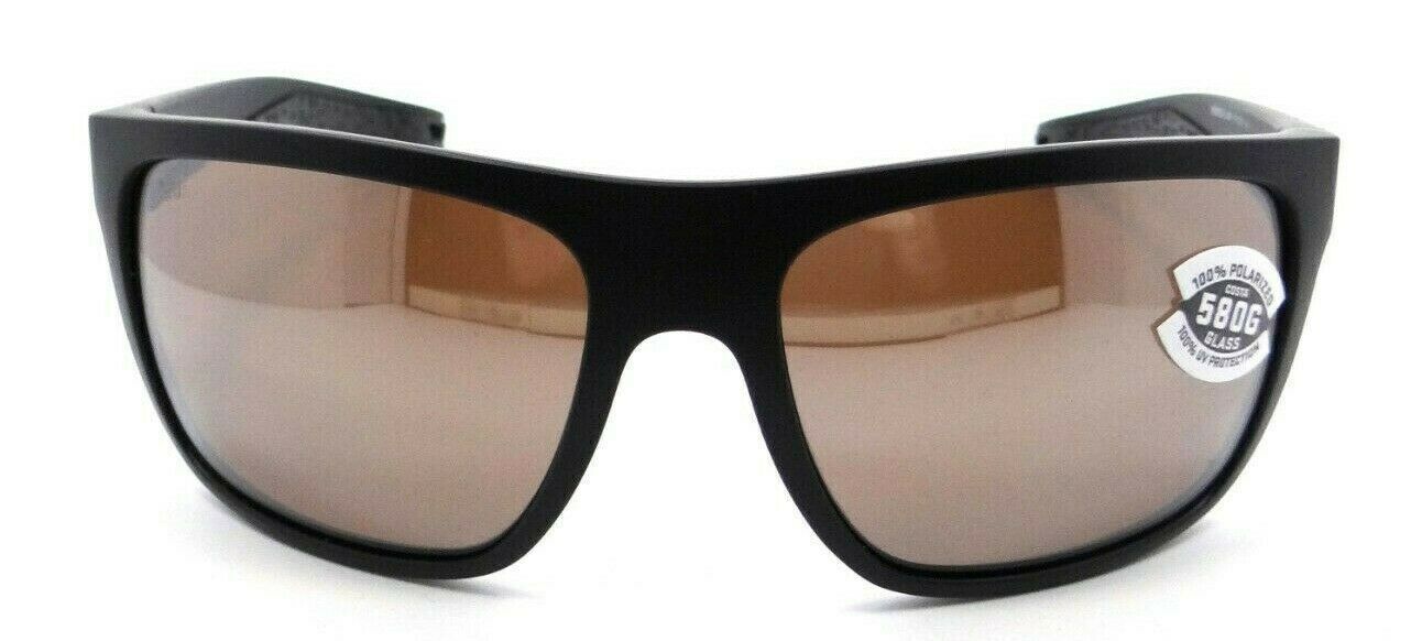 Costa Del Mar Sunglasses Broadbill 61-17-118 Matte Black / Silver Mirror 580G-097963818285-classypw.com-2