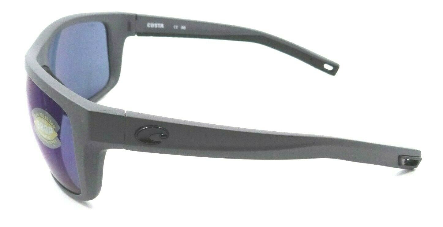 Costa Del Mar Sunglasses Broadbill 61-17-118 Matte Gray / Blue Mirror 580P-097963811989-classypw.com-3