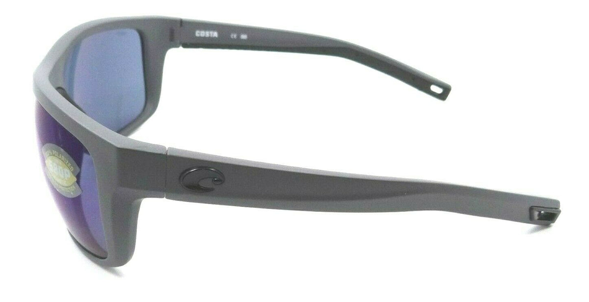 Costa Del Mar Sunglasses Broadbill 61-17-118 Matte Gray / Blue Mirror 580P-097963811989-classypw.com-3