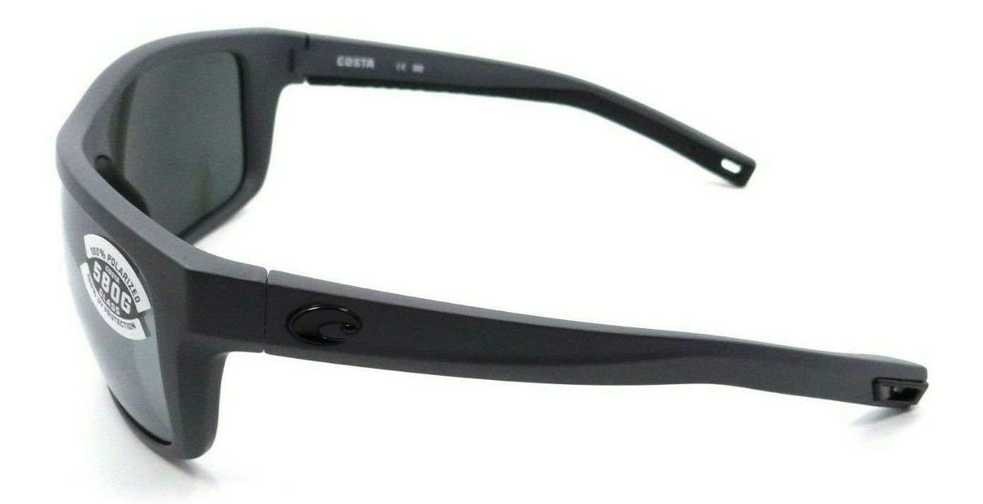 Costa Del Mar Sunglasses Broadbill 61-17-118 Matte Gray /Gray Silver Mirror 580G-097963818414-classypw.com-3