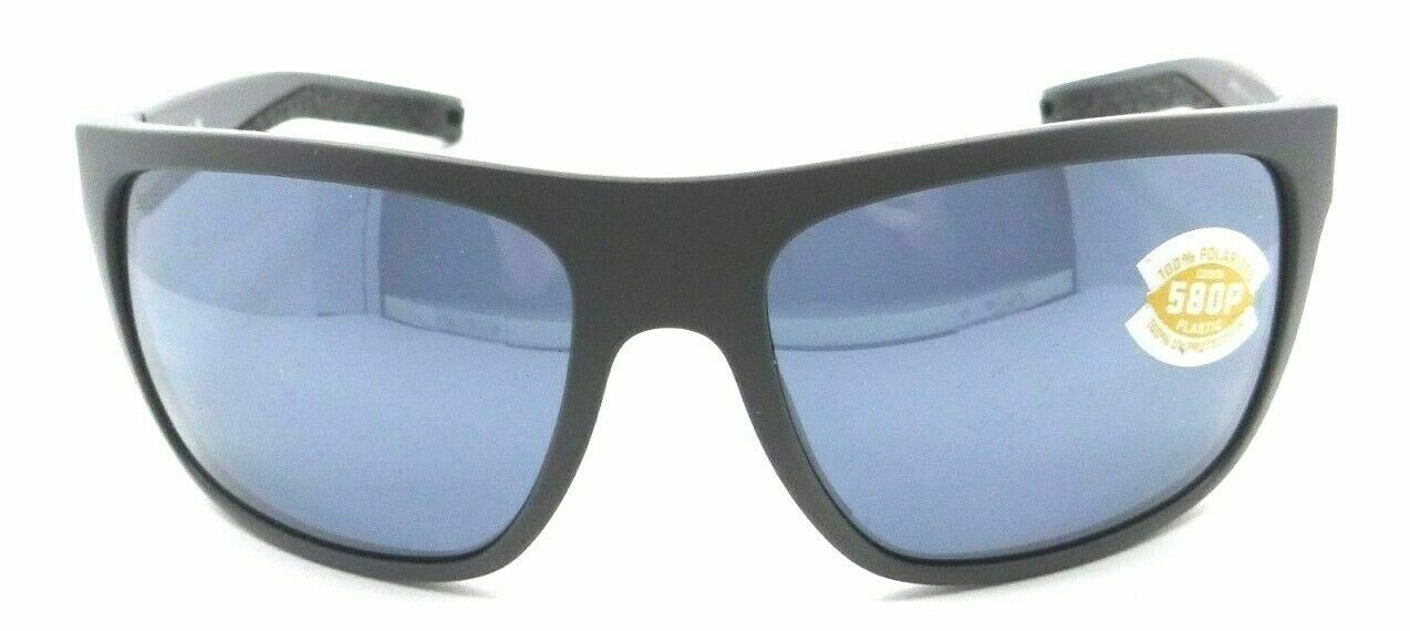 Costa Del Mar Sunglasses Broadbill 61-17-118 Matte Gray /Gray Silver Mirror 580P