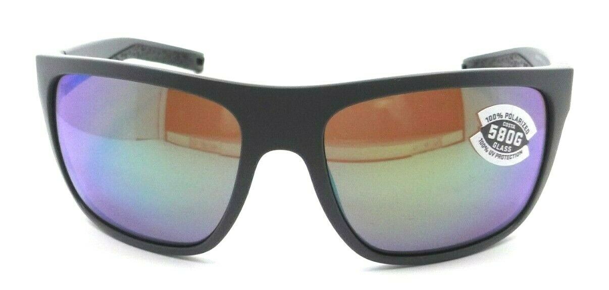 Costa Del Mar Sunglasses Broadbill 61-17-118 Matte Grey / Green Mirror 580G-097963818391-classypw.com-2