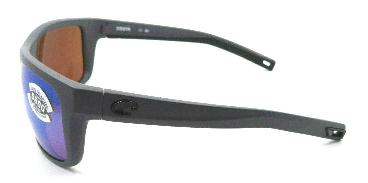 Costa Del Mar Sunglasses Broadbill 61-17-118 Matte Grey / Green Mirror 580G-097963818391-classypw.com-3