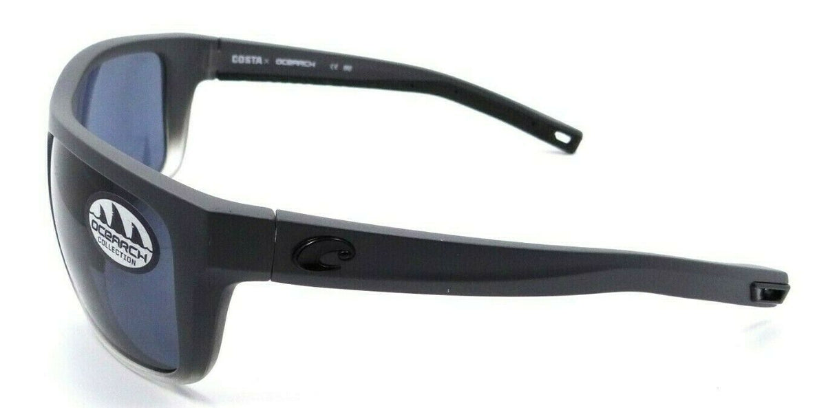 Costa Del Mar Sunglasses Broadbill 61-17-118 Ocearch Matte Fog Gray / Gray 580P-097963826815-classypw.com-3